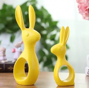Yellow ceramic rabbit lovers home decor crafts room decoration handicraft ornament porcelain animal figurines wedding decoration
Yellow ceramic rabbit lovers home decor crafts room decoration handicraft ornament porcelain animal figurines wedding decoration
