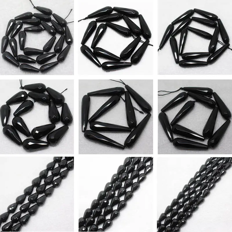 Mini. order is $7! 6x9-12x50mm Faceted Natural Onyx Black Agates Raindrop Teardrop Loose Beads 15"
Mini. order is $7! 6x9-12x50mm Faceted Natural Onyx Black Agates Raindrop Teardrop Loose Beads 15"