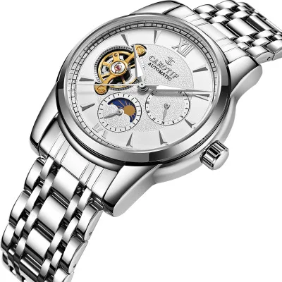 Top Quality Full Steel Mechanical Men Watch Luxury Tourbillon Watch Men Dress Business Watch Automatic-Self-Wind Male Clock
Top Quality Full Steel Mechanical Men Watch Luxury Tourbillon Watch Men Dress Business Watch Automatic-Self-Wind Male Clock