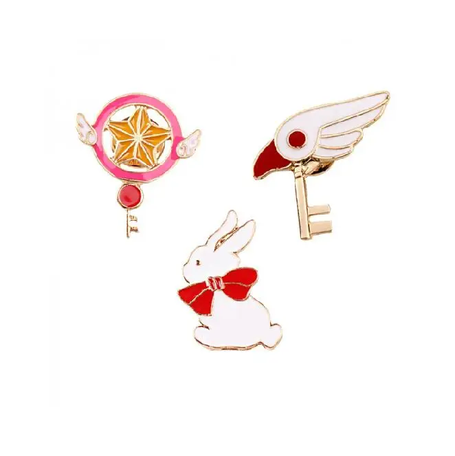 1pc New Fashion Jewelry Japan Anime Cartoon Star Sticks Birds Sticks Uniforms Drops White Rabbit Breast Badges Brooch XZD22
1pc New Fashion Jewelry Japan Anime Cartoon Star Sticks Birds Sticks Uniforms Drops White Rabbit Breast Badges Brooch XZD22