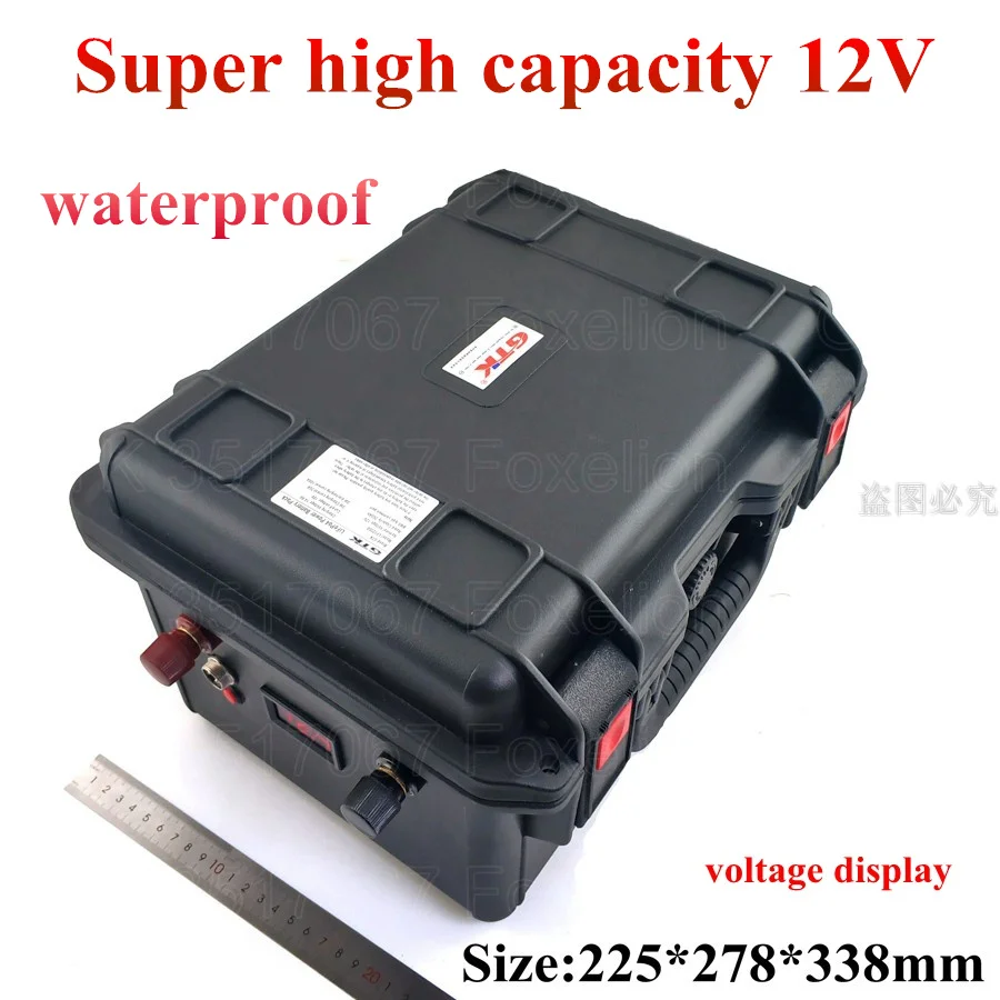 Super high capacity 12V 300Ah 250Ah 200Ah Lithium li-ion lipo battery for power boat motor solar wind energy UPS + 10A charger
Super high capacity 12V 300Ah 250Ah 200Ah Lithium li-ion lipo battery for power boat motor solar wind energy UPS + 10A charger