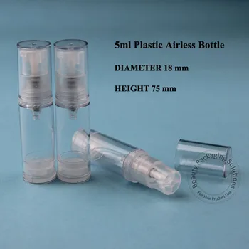 Promotion 50pcs/Lot 5ml Plastic Airless Lotion Pump Emulsion Bottle 1/6OZ Vacuum Lid Empty Women Cosmetic Container Small Pot
Promotion 50pcs/Lot 5ml Plastic Airless Lotion Pump Emulsion Bottle 1/6OZ Vacuum Lid Empty Women Cosmetic Container Small Pot
