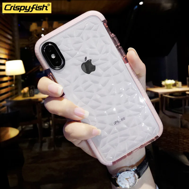 Geometric Diamond Transparent Soft TPU Silicone Case For iPhone 11 Pro Max 7 8 Plus Cover Cases For iphone 6 6s X XR XS MAX
Geometric Diamond Transparent Soft TPU Silicone Case For iPhone 11 Pro Max 7 8 Plus Cover Cases For iphone 6 6s X XR XS MAX