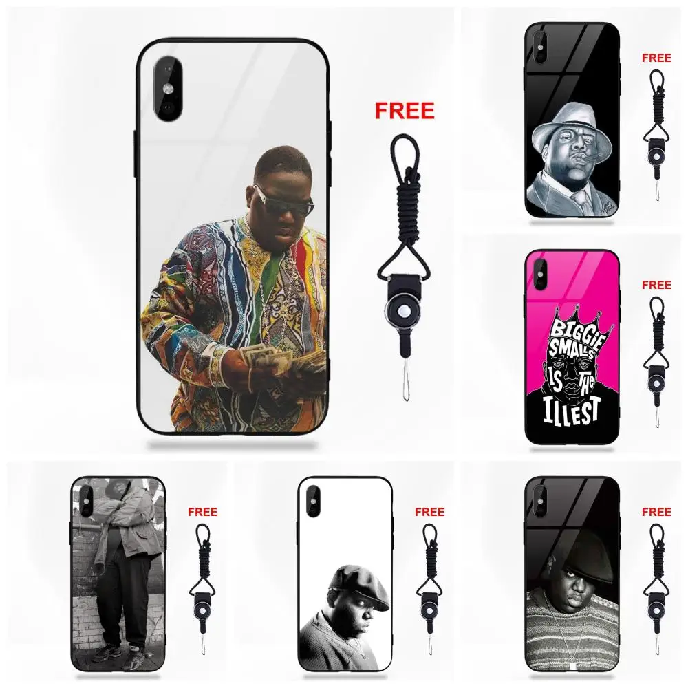 Omdnwd Silicone TPU Frame Tempered Glass Cell Case For Apple iPhone 5 5C 5S SE 6 6S 7 8 Plus X XS Max XR Biggie Smalls
Omdnwd Silicone TPU Frame Tempered Glass Cell Case For Apple iPhone 5 5C 5S SE 6 6S 7 8 Plus X XS Max XR Biggie Smalls