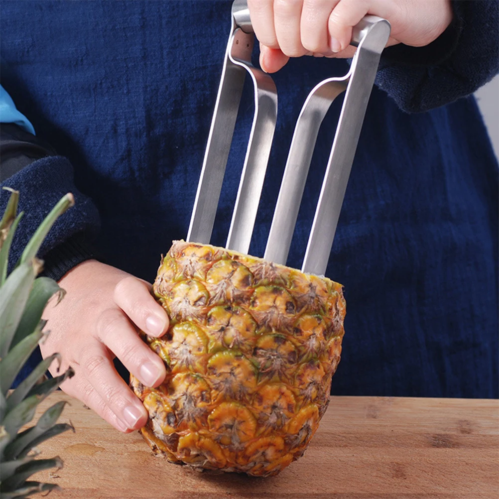 Pineapple Peeler Slicer Easy-To-Use Corer Dicer Cutter Stainless Steel Fruit Tool For Outdoor Camping Kitchen Accessories Gadget
Pineapple Peeler Slicer Easy-To-Use Corer Dicer Cutter Stainless Steel Fruit Tool For Outdoor Camping Kitchen Accessories Gadget
