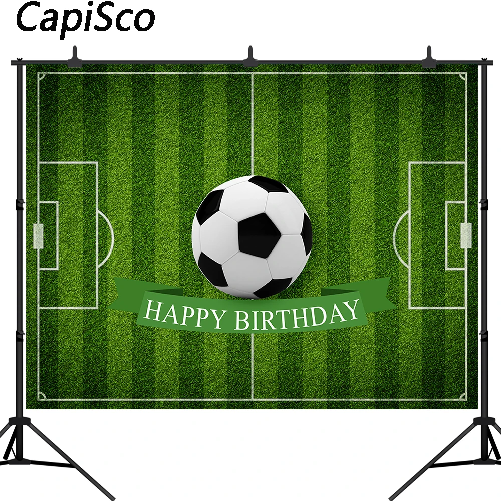 Capisco Sports Football Soccer Field Birthday Party Wall Photographic Backdrops Custom Photography Backgrounds For Photo Studio
Capisco Sports Football Soccer Field Birthday Party Wall Photographic Backdrops Custom Photography Backgrounds For Photo Studio