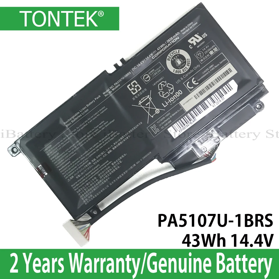 Genuine PA5107U-1BRS Battery For Toshiba Satellite L45D L55 L55t P50 P55 L50 S55 Series P000573230
Genuine PA5107U-1BRS Battery For Toshiba Satellite L45D L55 L55t P50 P55 L50 S55 Series P000573230