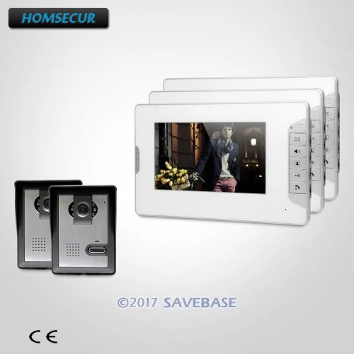 HOMSECUR 7" Video Door Entry Phone Call System with One Button Unlock for Home Security
HOMSECUR 7" Video Door Entry Phone Call System with One Button Unlock for Home Security