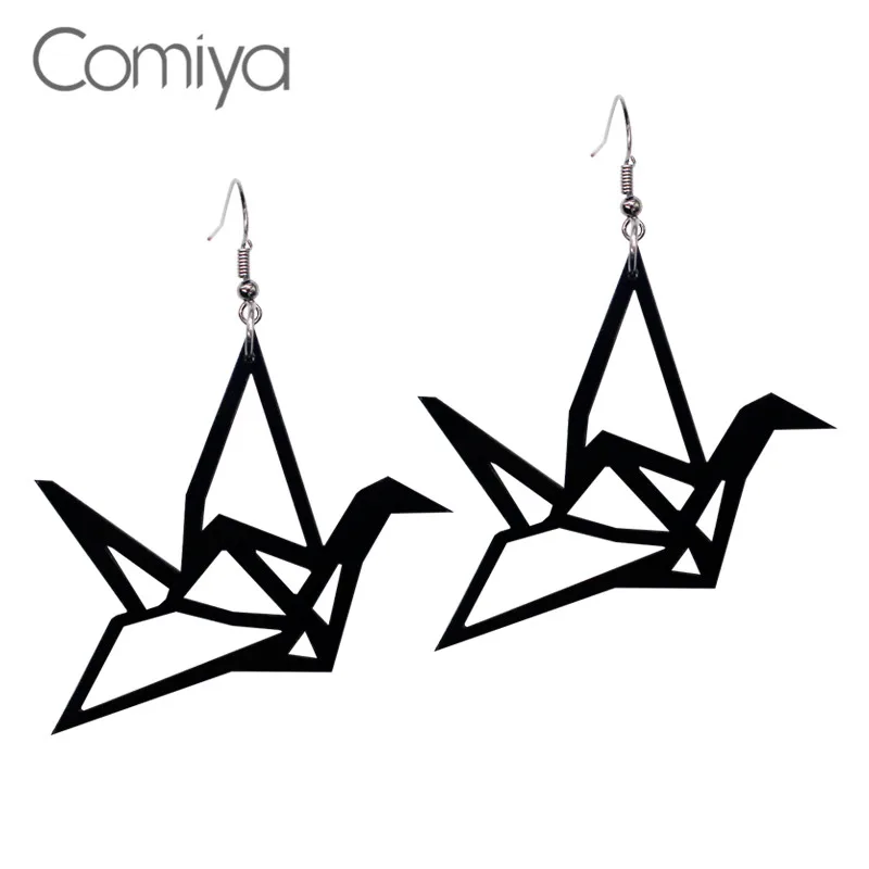Comiya Black And White Lovely Origami Pattern For Women Resin Big Earring Boucles D'oreilles Pour Les Femmes Jewelry For Gift
Comiya Black And White Lovely Origami Pattern For Women Resin Big Earring Boucles D'oreilles Pour Les Femmes Jewelry For Gift