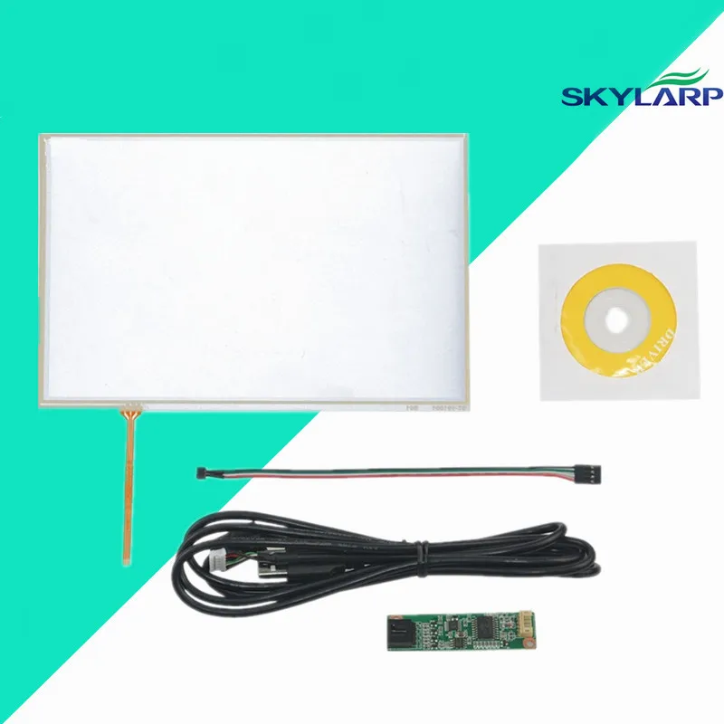 Skylarpu новый 10 1 дюймов 4 провода резистивная сенсорная панель USB контроллер для