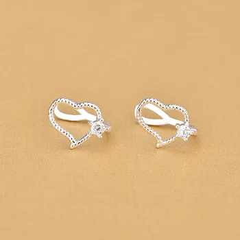 Wholesale 925 Sterling Silver Rhinestone Heart Clip Earrings For Women Birthday Gifts
Wholesale 925 Sterling Silver Rhinestone Heart Clip Earrings For Women Birthday Gifts