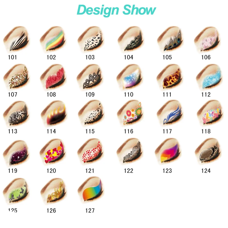 12box Mix Design 2pair/box Beauty Temporary Waterproof Eyeshadow Fake Eye Shadow Flash Tattoo Tatouage Femme Halloween Wholesale
12box Mix Design 2pair/box Beauty Temporary Waterproof Eyeshadow Fake Eye Shadow Flash Tattoo Tatouage Femme Halloween Wholesale