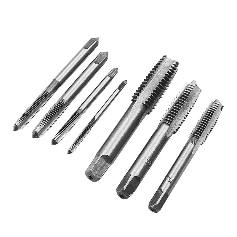 7PCS/Set HSS Thread Tap M3 M4 M5 M6 M8 M10 M12 Machine Straight Fluted Screw Thread Metric Plug Hand Tap Drill Set Hand Tools
7PCS/Set HSS Thread Tap M3 M4 M5 M6 M8 M10 M12 Machine Straight Fluted Screw Thread Metric Plug Hand Tap Drill Set Hand Tools