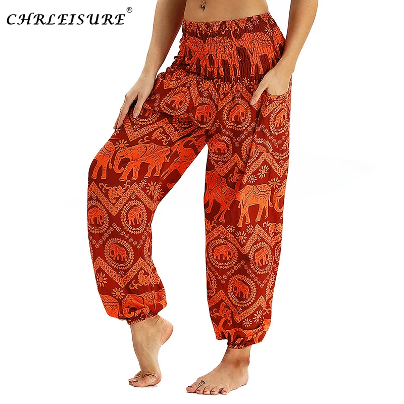 CHRLEISURE High Waist Pants Women Clothing Plus Size Footless Tights Elephant Printed Harem Pants Female Summer Bohemia Pantolon
CHRLEISURE High Waist Pants Women Clothing Plus Size Footless Tights Elephant Printed Harem Pants Female Summer Bohemia Pantolon