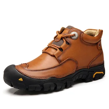Men's Waterproof Hiking Shoes Outdoor Sports Shoes Genuine Leather Sneakers Breathable Walking camping Mountain Trekking Shoes
Men's Waterproof Hiking Shoes Outdoor Sports Shoes Genuine Leather Sneakers Breathable Walking camping Mountain Trekking Shoes
