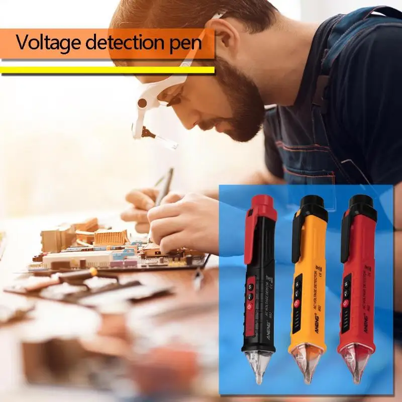 1PCS Digital Voltage Tester Pen AC/DC 10V/48V/1000V Socket Wall Power Outlet Voltage Detector Sensor Tester Pen Hot Sale
1PCS Digital Voltage Tester Pen AC/DC 10V/48V/1000V Socket Wall Power Outlet Voltage Detector Sensor Tester Pen Hot Sale