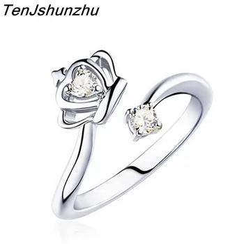 TenJshunzhu Wedding Rings for Women Silver Crown Cubic Zirconia Ring Jewelry bijoux Accessory jz222 
TenJshunzhu Wedding Rings for Women Silver Crown Cubic Zirconia Ring Jewelry bijoux Accessory jz222