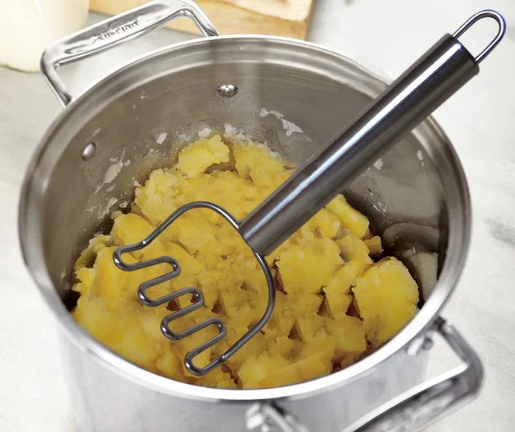 Hot Potato Masher Press Stainless Steel Cooking Tool Vegetable Carrot Dicer Kitchen Tools
Hot Potato Masher Press Stainless Steel Cooking Tool Vegetable Carrot Dicer Kitchen Tools