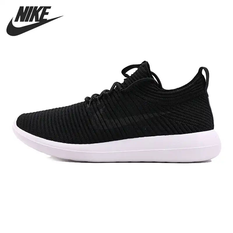 nike roshe flyknit women's black