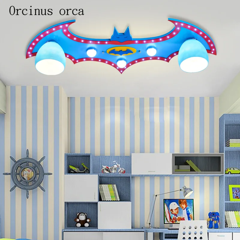 Cartoon Creative Batman ceiling lamp Boys'Bedroom Children's Room Lighting American LED Blue Super Hero ceiling lamp
Cartoon Creative Batman ceiling lamp Boys'Bedroom Children's Room Lighting American LED Blue Super Hero ceiling lamp