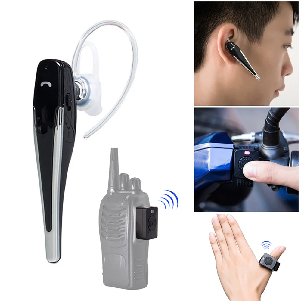 New Hands-free Bluetooth V4.0 Headset Headphone Wireless PTT K-Type Earphone fit for Motorola Baofeng Walkie Talkie | Электроника