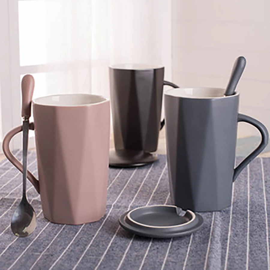 Nordic Mug Coffee Cup Ceramic Espresso Cups Reusable Water Cup Tazas Para Cafe With Spoon Crockery Drinking Home 50T029
Nordic Mug Coffee Cup Ceramic Espresso Cups Reusable Water Cup Tazas Para Cafe With Spoon Crockery Drinking Home 50T029