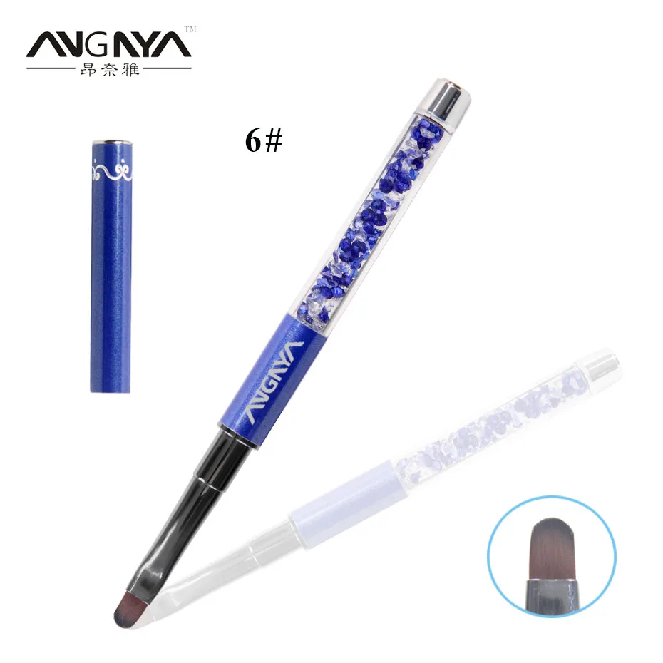 ANGNYA Fashion Blue Nail Art Brush Diamond Rhinestone Metal Acrylic Handle Nail UV Gel Brush 6#/Oval Single Piece
ANGNYA Fashion Blue Nail Art Brush Diamond Rhinestone Metal Acrylic Handle Nail UV Gel Brush 6#/Oval Single Piece