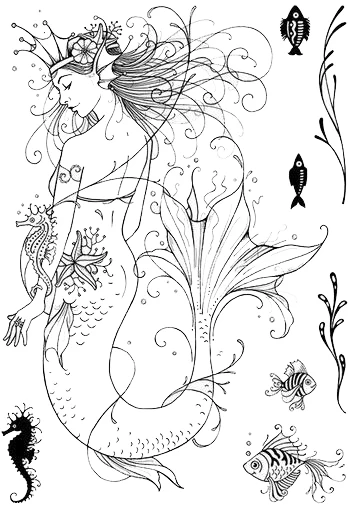Mermaid Transparent Clear Silicone Stamp/Seal for DIY scrapbooking/photo album Decorative clear stamp sheets A1713
Mermaid Transparent Clear Silicone Stamp/Seal for DIY scrapbooking/photo album Decorative clear stamp sheets A1713