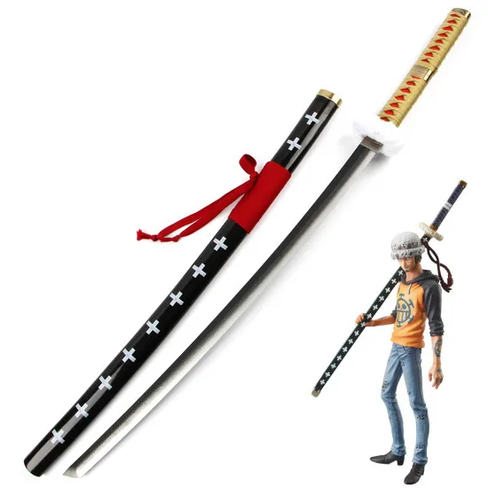One Piece Trafalgar D Water Law ZORO Anime Cosplay Wooden Sword Knife Blade Weapon Japanese Katanta Cosplay Props for Halloween
One Piece Trafalgar D Water Law ZORO Anime Cosplay Wooden Sword Knife Blade Weapon Japanese Katanta Cosplay Props for Halloween