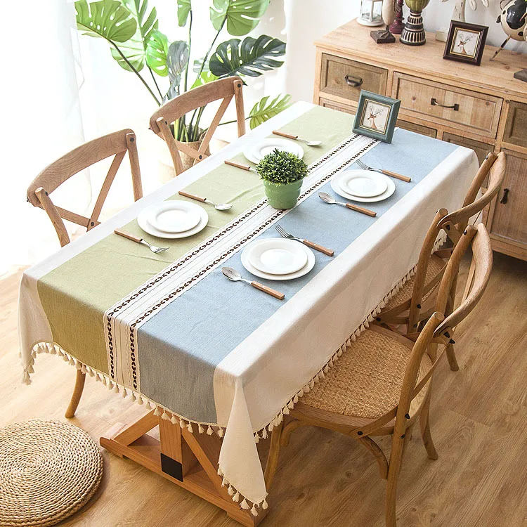 Plaid Decorative Linen Tablecloth With Tassel Waterproof Oilproof Thick Rectangular Wedding Dining Table Cover Tea Table Cloth
Plaid Decorative Linen Tablecloth With Tassel Waterproof Oilproof Thick Rectangular Wedding Dining Table Cover Tea Table Cloth