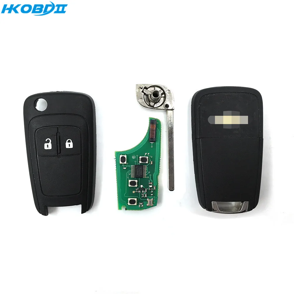 HKOBDII 2 Button Keyless-go Folding Remote Key Smart Car Key Fob for Chevrolet 315mhz or 433MHz with 46 Chip HU100 Uncut Balde
HKOBDII 2 Button Keyless-go Folding Remote Key Smart Car Key Fob for Chevrolet 315mhz or 433MHz with 46 Chip HU100 Uncut Balde