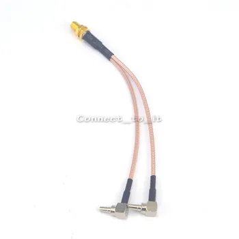 100 Pcs ship by DHL SMA Female to Y type 2 X CRC9 Rightangle Connector Splitter Combiner Cable Pigtail RG316 15CM
100 Pcs ship by DHL SMA Female to Y type 2 X CRC9 Rightangle Connector Splitter Combiner Cable Pigtail RG316 15CM