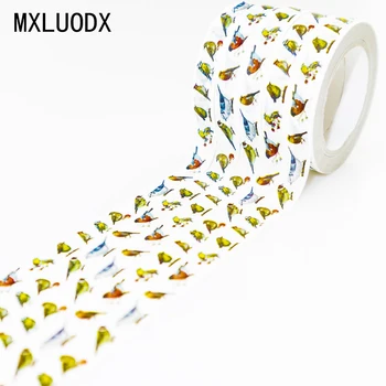 Slim Masking Paper Tapes Colored Bird Sticky Washi Tape Set DIY Japanese Office Stationery Decorative Adhesive Tape 1PCS/Lot
Slim Masking Paper Tapes Colored Bird Sticky Washi Tape Set DIY Japanese Office Stationery Decorative Adhesive Tape 1PCS/Lot