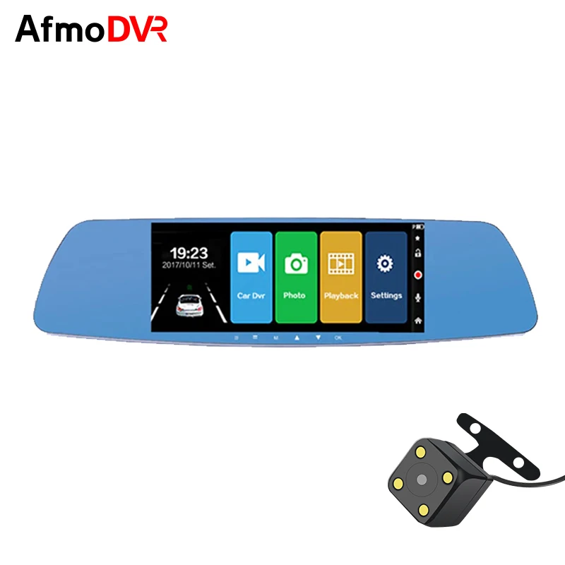 AmfoDVR 7 Inch Touch Screen Car DVR Dual Lens Camera Rearview Mirror Video Recorder Dash Cam Auto Camera Portable Recorder DVRs
AmfoDVR 7 Inch Touch Screen Car DVR Dual Lens Camera Rearview Mirror Video Recorder Dash Cam Auto Camera Portable Recorder DVRs