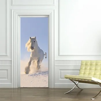 Galloping horse 3D Door Renovation Mural Living room Bedroom Self-adhesive Wall Stickers Vinyl Decals Wallpaper Home Decoration
Galloping horse 3D Door Renovation Mural Living room Bedroom Self-adhesive Wall Stickers Vinyl Decals Wallpaper Home Decoration
