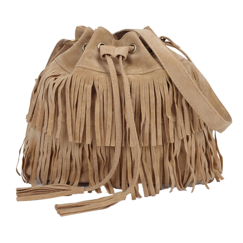 WENYUJH Vintage Retro Small Women Leather Bucket Bag Lady Handbag Tassel Drawstring Shoulder Bag Messenger Crossbody Bags 2019
WENYUJH Vintage Retro Small Women Leather Bucket Bag Lady Handbag Tassel Drawstring Shoulder Bag Messenger Crossbody Bags 2019