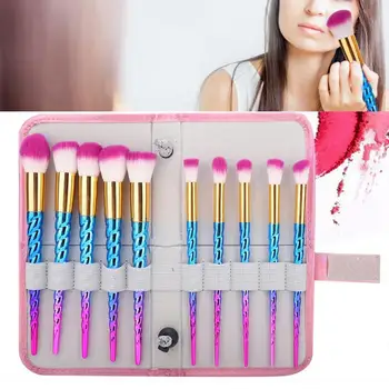 Makeup Brushes Set Professional 10Pcs Colorful Makeup Brushes Set Eyeshadow Foundation Blush Brush with Storage Bag Makeup
Makeup Brushes Set Professional 10Pcs Colorful Makeup Brushes Set Eyeshadow Foundation Blush Brush with Storage Bag Makeup