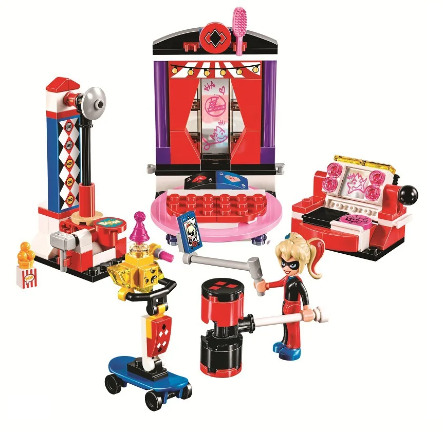 Bela 10688 DC Super Hero Girls Harley Quinn Dorm Building Blocks Set 178pcs Bricks Toys Model Compatible With Legoings 41236
Bela 10688 DC Super Hero Girls Harley Quinn Dorm Building Blocks Set 178pcs Bricks Toys Model Compatible With Legoings 41236