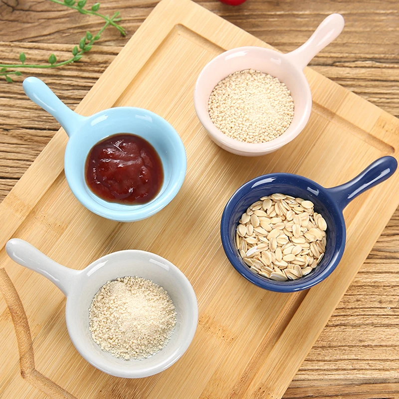 1pc Creative Japanese Mini soy sauce mustard sauce dish Ceramics Small Dish With Handle
1pc Creative Japanese Mini soy sauce mustard sauce dish Ceramics Small Dish With Handle