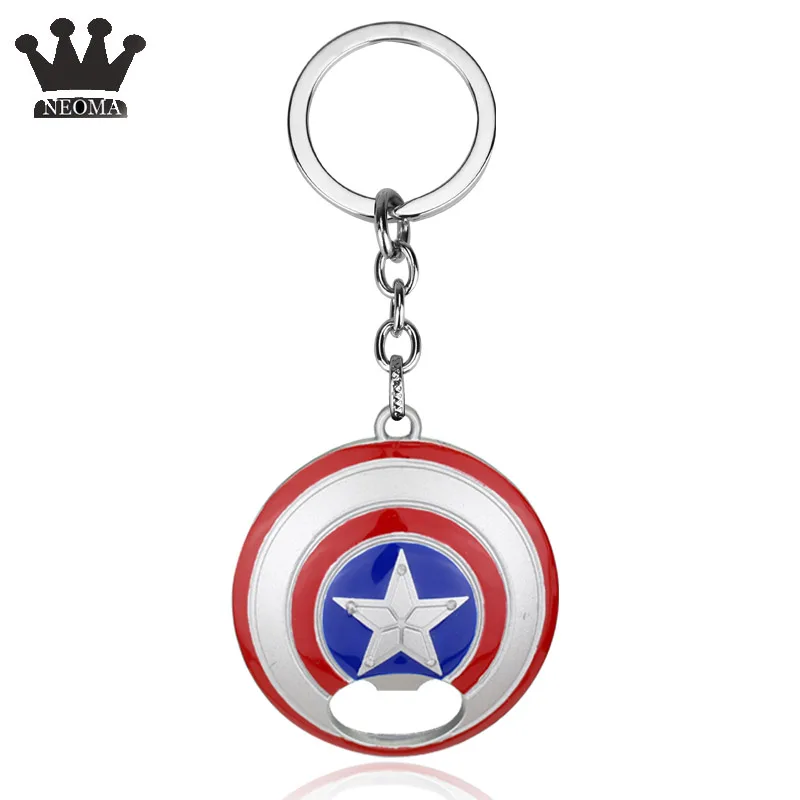 Avengers Captain America Shield Bottle Opener Keychain Car Key Holder Key Chain Jewelry
Avengers Captain America Shield Bottle Opener Keychain Car Key Holder Key Chain Jewelry