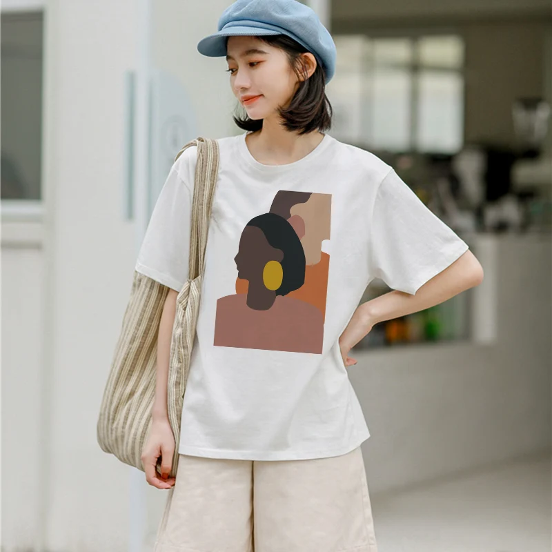 Vintage Abstract Painting Retro Summer Women T-Shirt Casual Short Sleeved Korean Style Thin Round Neck Harajuku Tees Shirt Tops
Vintage Abstract Painting Retro Summer Women T-Shirt Casual Short Sleeved Korean Style Thin Round Neck Harajuku Tees Shirt Tops