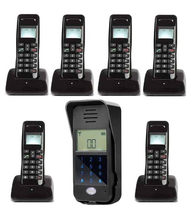 MOUNTAINONE New Arrivial Wireless Digital Audiio Door Phone,Password unlock / intercom system for 6 -apartments
MOUNTAINONE New Arrivial Wireless Digital Audiio Door Phone,Password unlock / intercom system for 6 -apartments