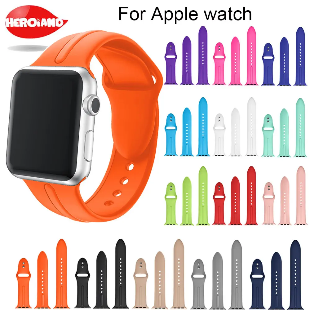 3pcs/lot Soft Silicone Replacement Sport Band wrist starp bracelet For 38/42mm Apple Watch Series1 2 Wrist Bracelet Strap band
3pcs/lot Soft Silicone Replacement Sport Band wrist starp bracelet For 38/42mm Apple Watch Series1 2 Wrist Bracelet Strap band