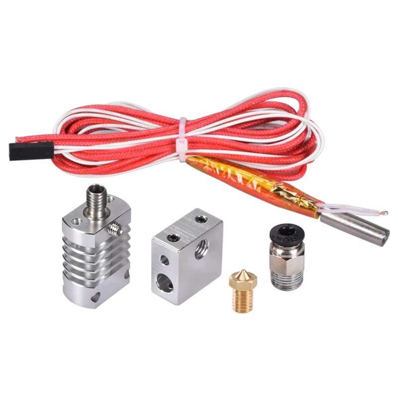 100% Aluminium V6 J-head Hotend Extruder Kit E3D Hotend 1.75/3mm Direct Filament Wade Extruder 0.2/0.3/0.4/0.5mm Nozzle 3D Parts
100% Aluminium V6 J-head Hotend Extruder Kit E3D Hotend 1.75/3mm Direct Filament Wade Extruder 0.2/0.3/0.4/0.5mm Nozzle 3D Parts