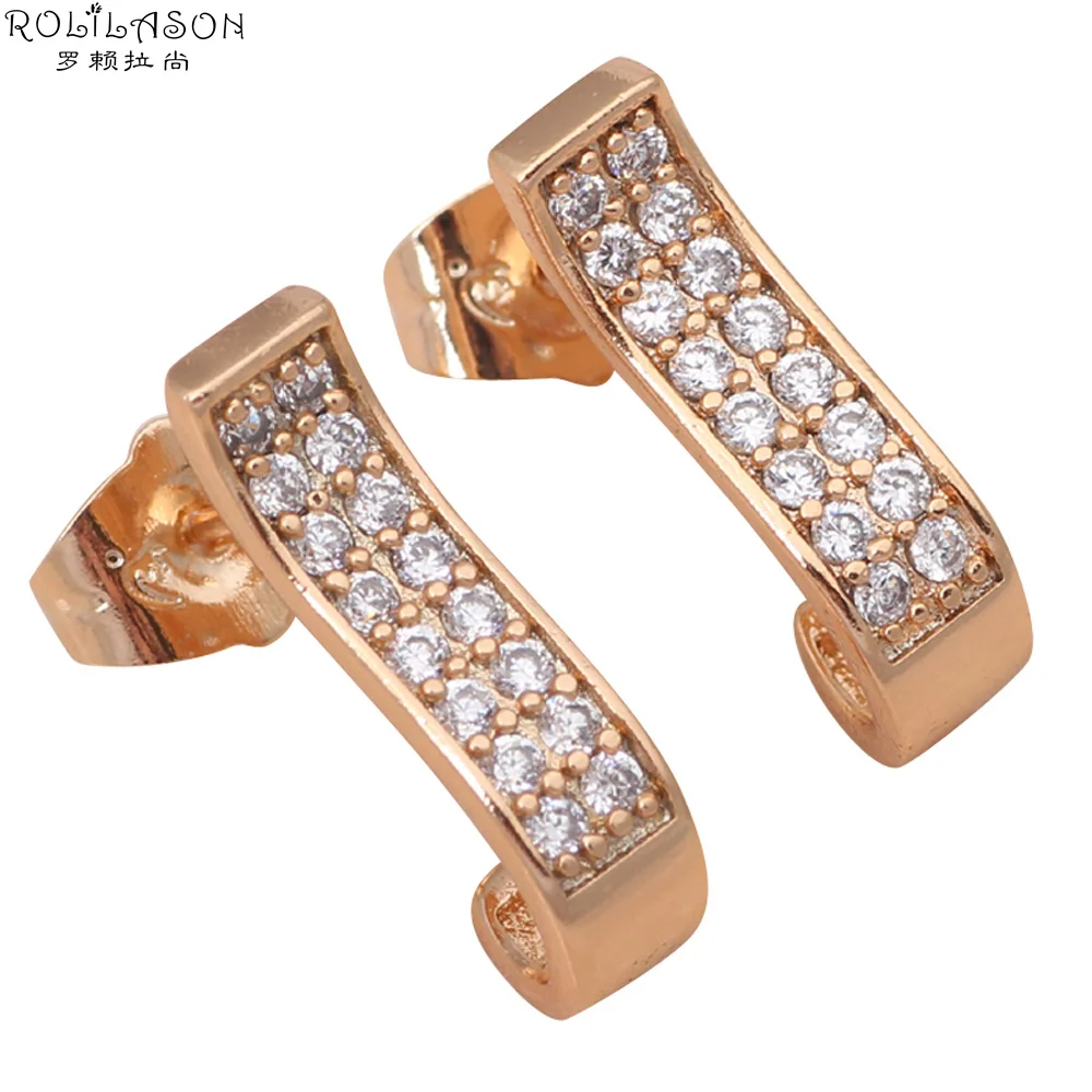 Super Supplier Wholesale & retail fashion jewelry Gold Tone White Crystal Stud Earrings lowest price in my store JE818
Super Supplier Wholesale & retail fashion jewelry Gold Tone White Crystal Stud Earrings lowest price in my store JE818