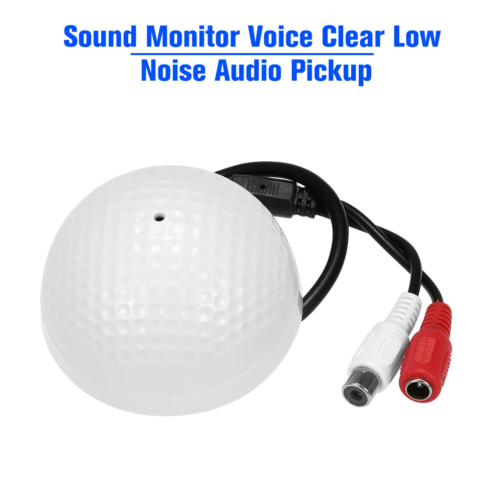 Sound Monitor DC 6-12V Voice Clear Low Noise Audio Pickup Microphone for CCTV Video Surveillance Security Camera
Sound Monitor DC 6-12V Voice Clear Low Noise Audio Pickup Microphone for CCTV Video Surveillance Security Camera