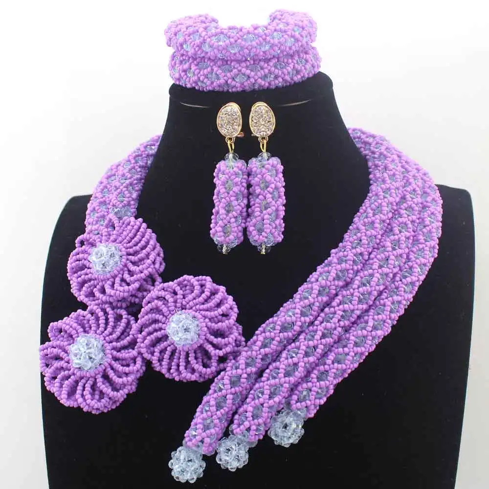 Fashion Lavender Crystal Wedding African Beads Jewelry Sets Indian Handmade Jewelry Bridemaid Jewelry Sets Free Shipping HD8586
Fashion Lavender Crystal Wedding African Beads Jewelry Sets Indian Handmade Jewelry Bridemaid Jewelry Sets Free Shipping HD8586