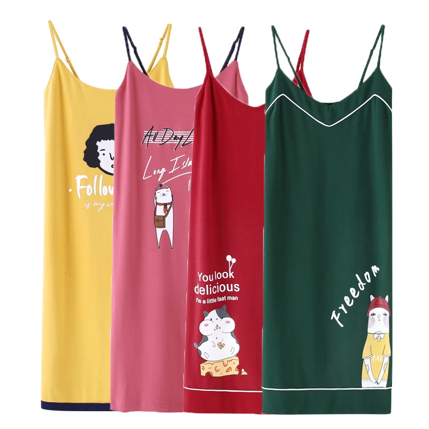 KIGUCOS Women Summer Cotton Sleepwear Intimates Clothes Pyjamas Sleep Dress Home Comfortable Nightgrown Girl Loungewear 4 Colors
KIGUCOS Women Summer Cotton Sleepwear Intimates Clothes Pyjamas Sleep Dress Home Comfortable Nightgrown Girl Loungewear 4 Colors