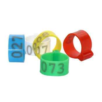 100 Pcs 1.6cm Chicken Hen Pigeon Foot Rings Leg Poultry Dove Birds Chicks Duck Parrot NO.001~100 Poultry Farming Equipment
100 Pcs 1.6cm Chicken Hen Pigeon Foot Rings Leg Poultry Dove Birds Chicks Duck Parrot NO.001~100 Poultry Farming Equipment