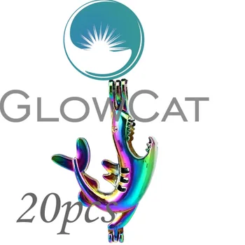 20x CC399 Rainbow Color Shark Beads Cage Jewelry Making Essential Oil Diffuser Pearl Cage Locket Pendant
20x CC399 Rainbow Color Shark Beads Cage Jewelry Making Essential Oil Diffuser Pearl Cage Locket Pendant